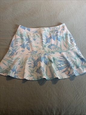 Tommy Hillfiger Floral Print Women's Skirt in Light Pink and Blue with shorts